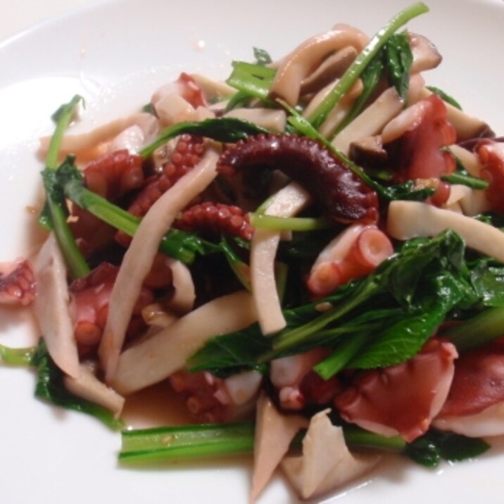 簡単 おいしい タコと小松菜のオリーブオイル炒め レシピ 作り方 By 海風12 楽天レシピ 簡単 おいしい タコと小松菜のオリーブオイル炒め レシピ 作り方 By 海風12 楽天レシピ